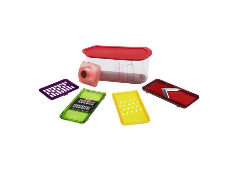 Kuhn Rikon Mandoline Hobel & Reibe Küchenhelfer-Set mit drei unterschiedlichen Klingen/Reiben