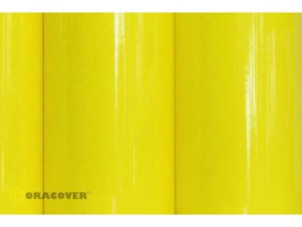 Oracover 80-035-010 Optegningsfolie Easyplot (L x B) 10 m x 60 cm Transparent gul (fluorescerende)