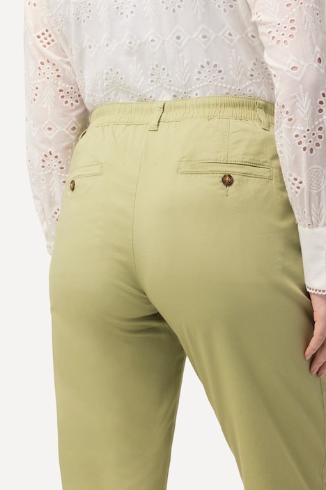 Chinohose Rena, konisches Bein, Komfortbund, Stretch