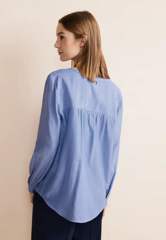 Chambray Bluse - original blue