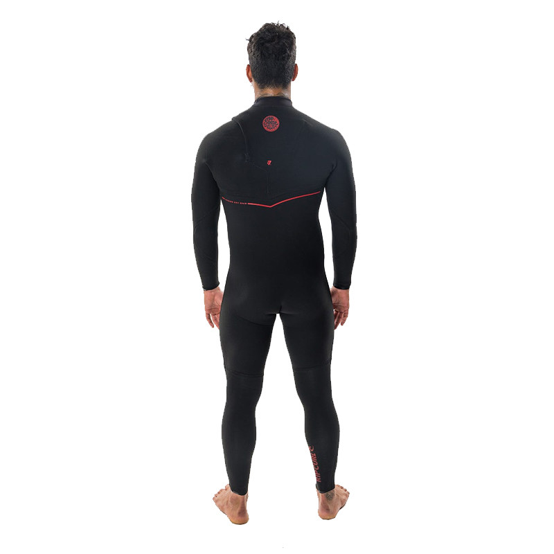 Combinaison rip curl fbomb fusion gb 4-3 zip free noir