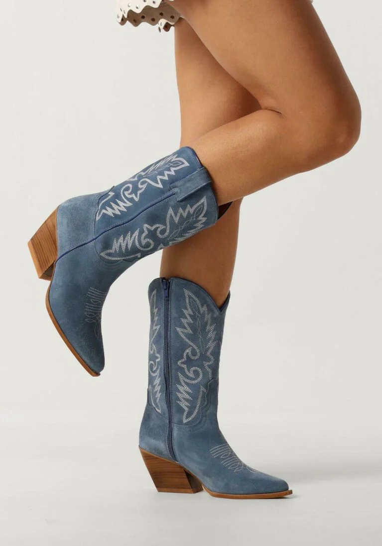 RED-RAG blauwe red-rag cowboylaarzen 77424