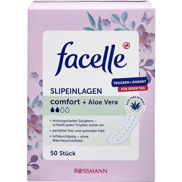 Slipeinlagen comfort + Aloe Vera