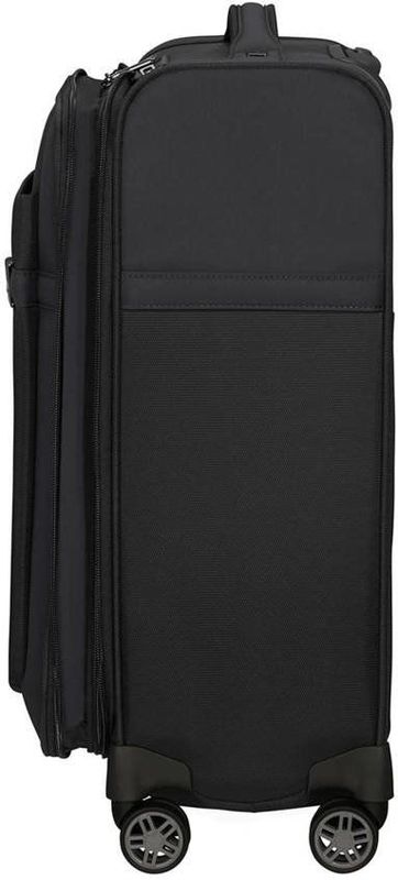 Samsonite Airea Spinner 55 - Zachte Handbagage Koffer - Zwart