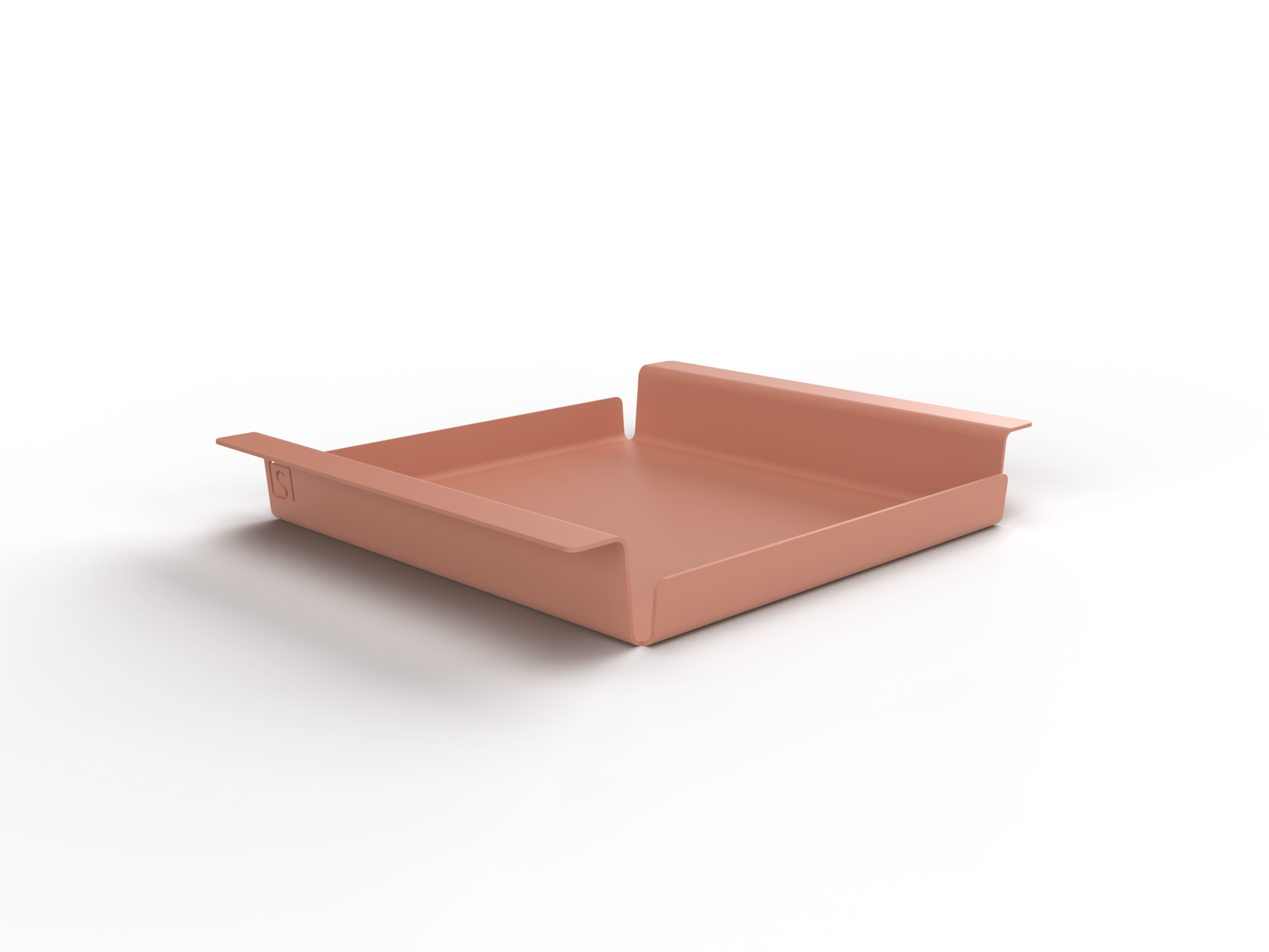 Dienblad Small - Fliptray - 34 x 28 x 5 cm Dienblad Small Beigerood - Flip Tray
