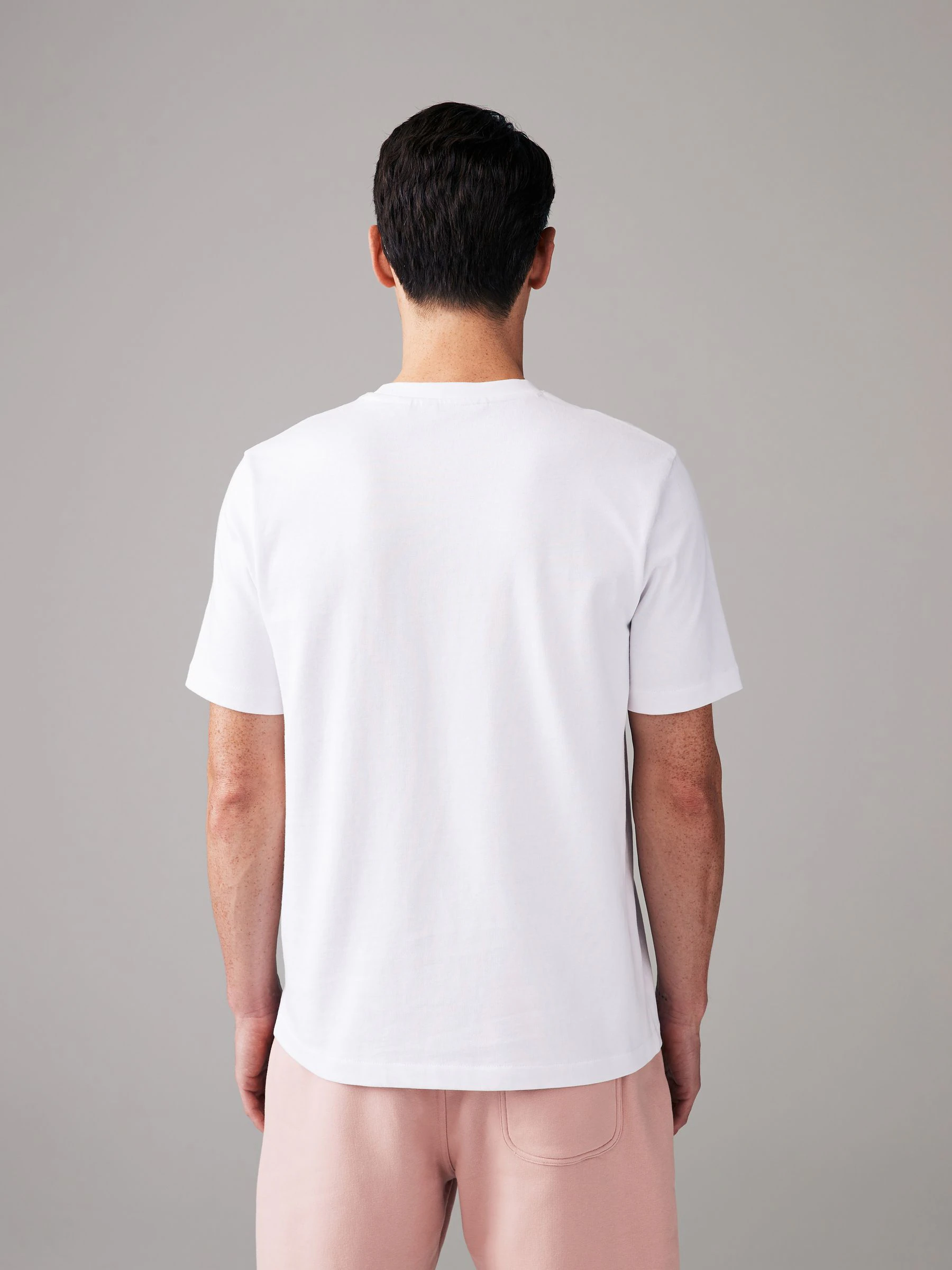 Wit - Normale Pasvorm - Zwaar T-shirt