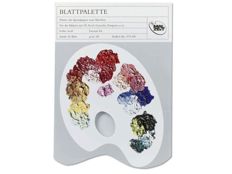 Blattpalette aus Papier, Block