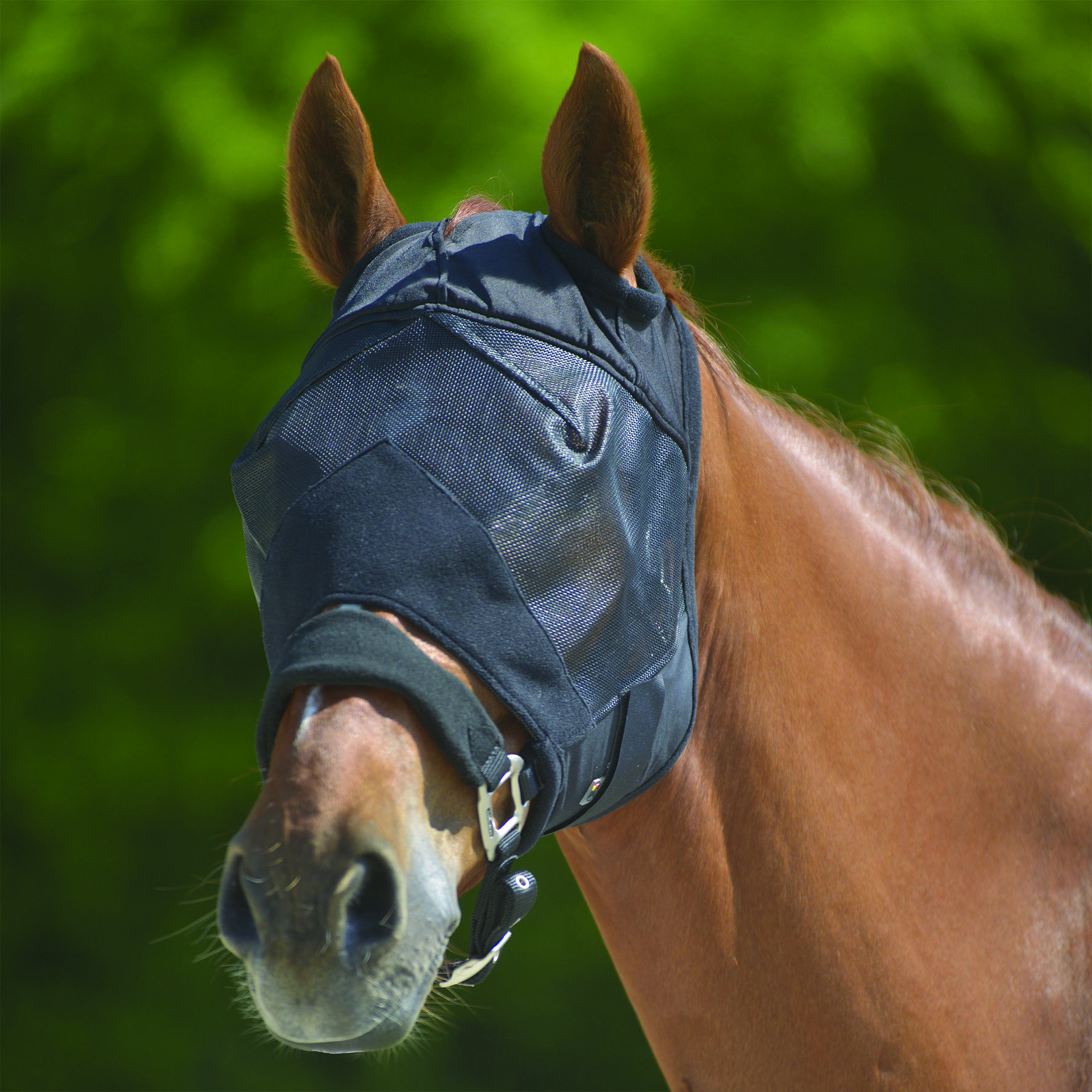 Waldhausen Premium - Vliegenmasker Paard - Zwart - Pony