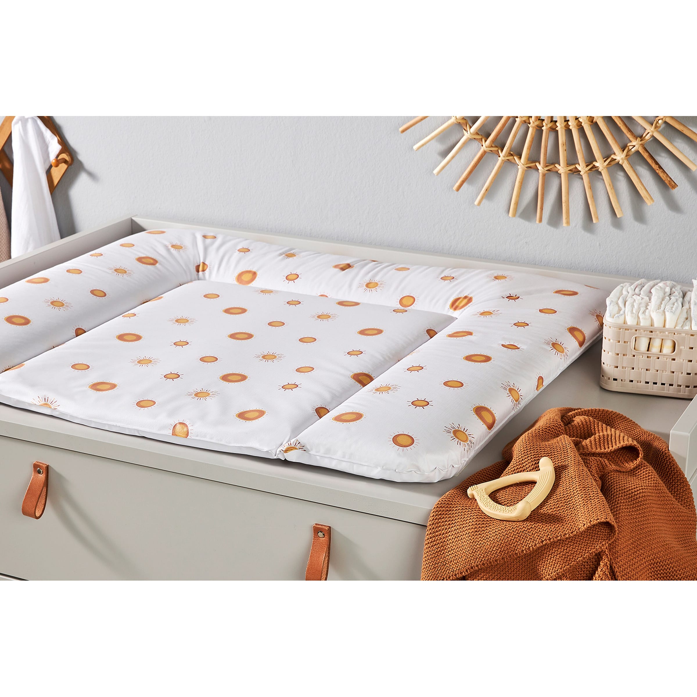 Rotho Babydesign Wickelauflage 72x85 cm Boho Sun