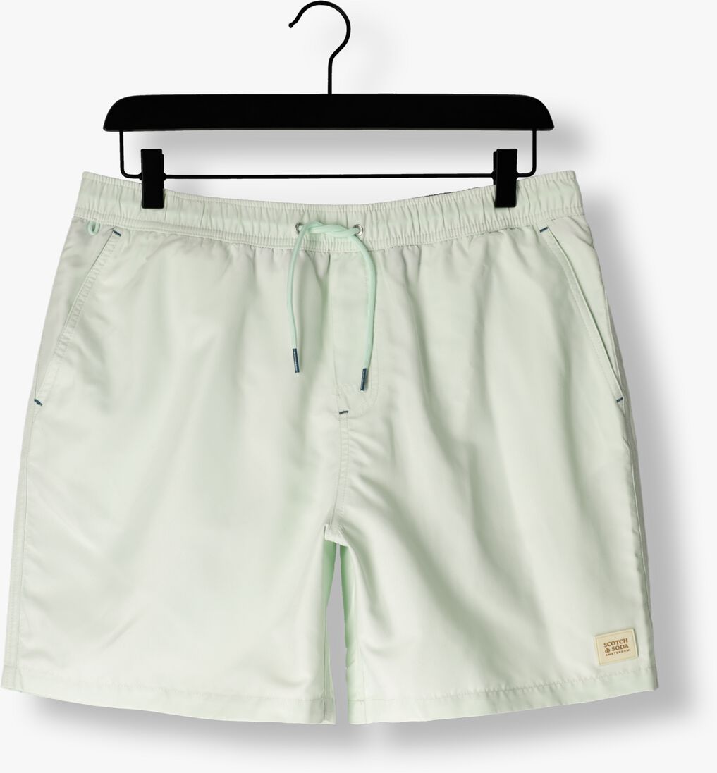 SCOTCH & SODA mint scotch & soda  mid length swim short solid