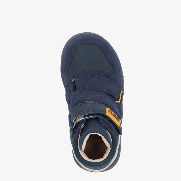 TwoDay hoge leren jongens sneakers blauw