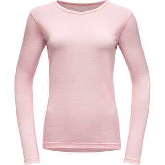 Devold Breeze Merino 150 Funktionsshirt Lang Chalk Pink Damen