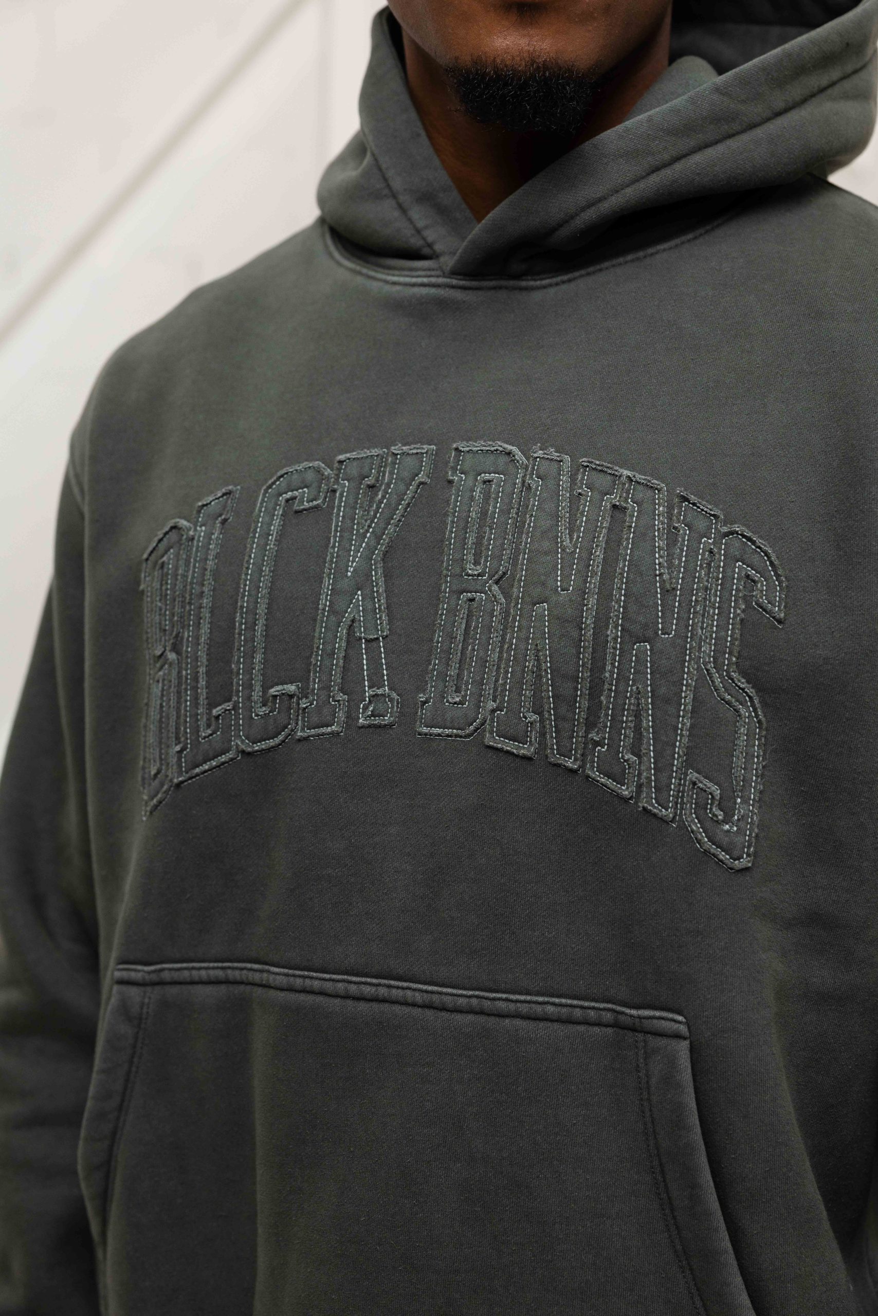 Black Bananas Ripped Arch Hoodie Heren Zwart