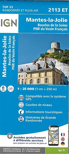 IGN - TOP 25 2113ET MANTES LA JOLIE 1 25 000
