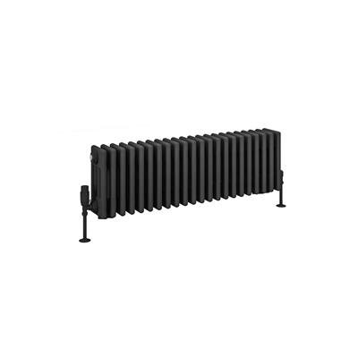 Eastbrook Rivassa 4 koloms radiator 100x30cm staal 1197W antraciet
