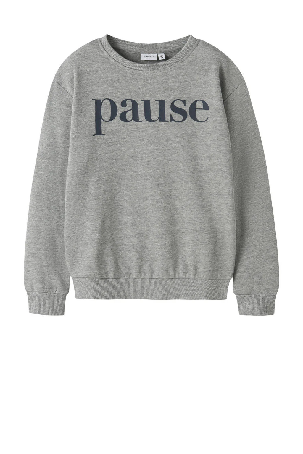 NAME IT KIDS sweater grijs melange