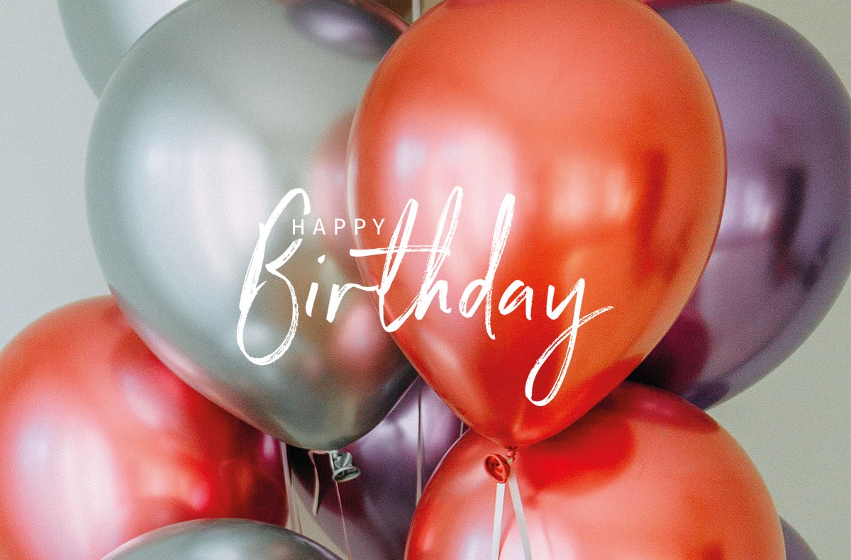 Flexibles Geschenk Happy Birthday
