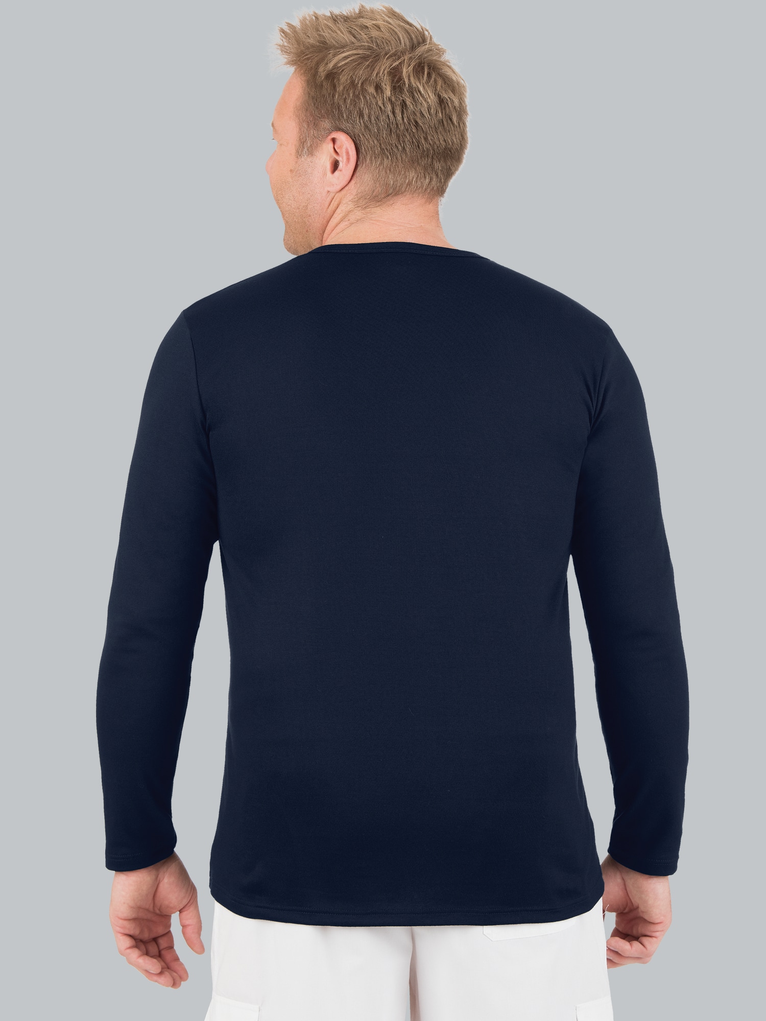 Langarmshirt Navy