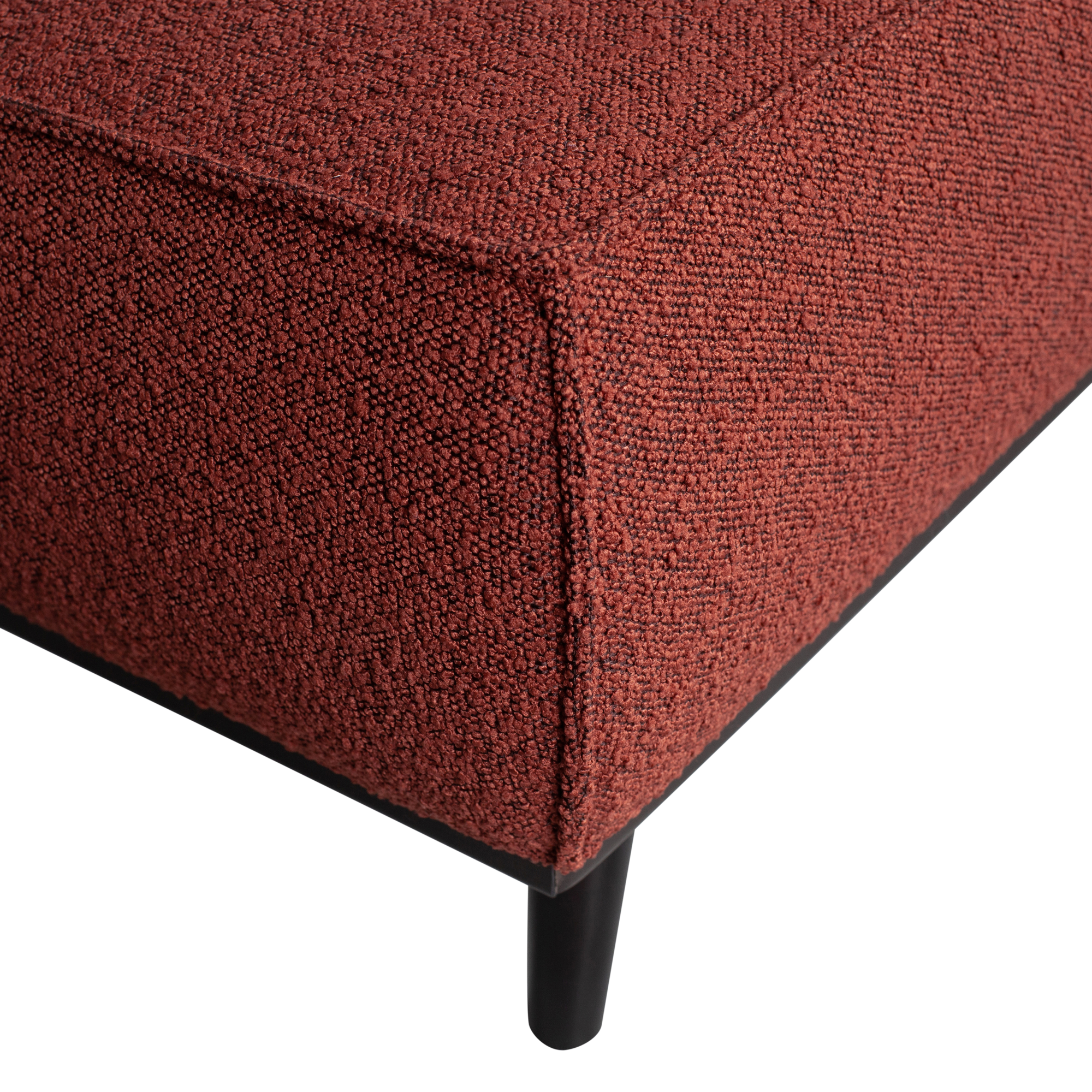 Hocker Statement Statement Hocker - Bouclé - Chestnut