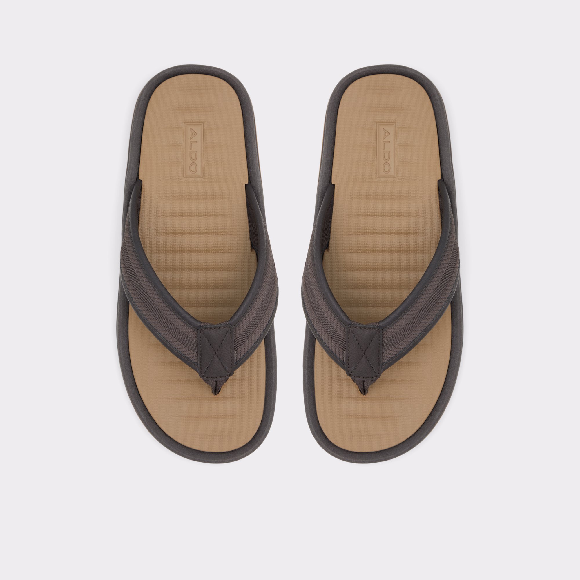 Ocerrach Dark Brown Men Flip flops