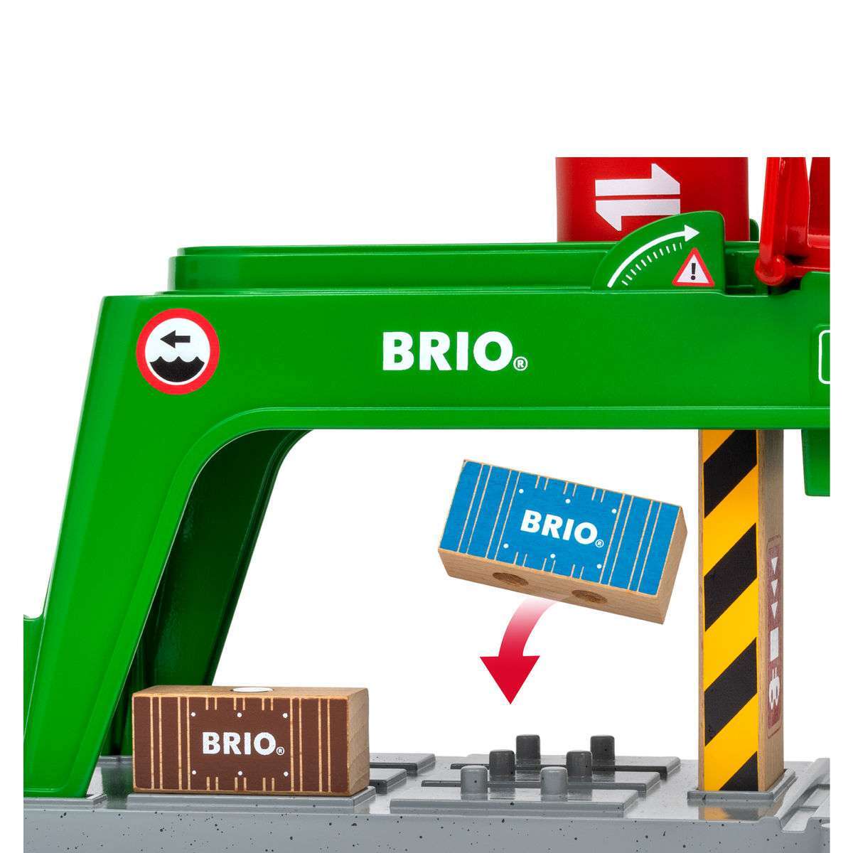 BRIO Spiel Bahn Verlade-Terminal