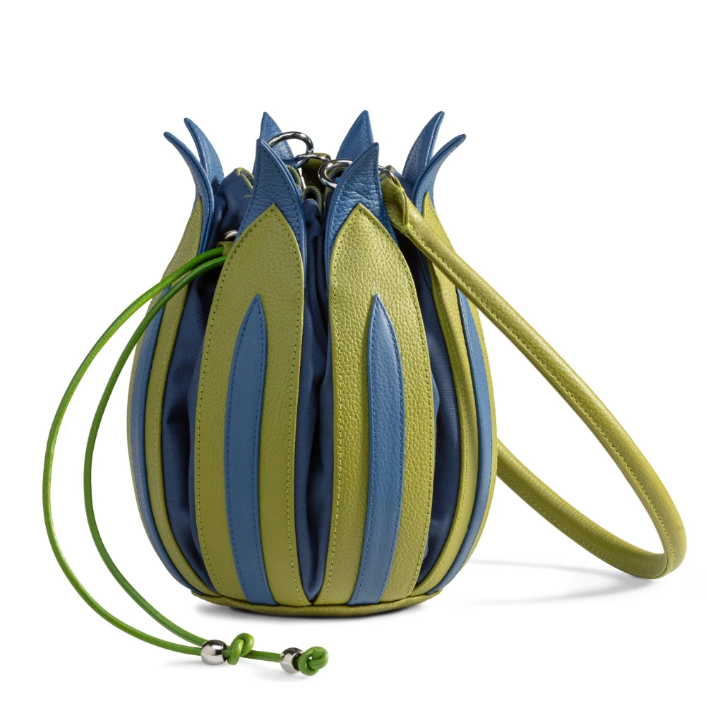Tulip Rembrandt Lime-Cobalt / Cobalt Canvas Medium