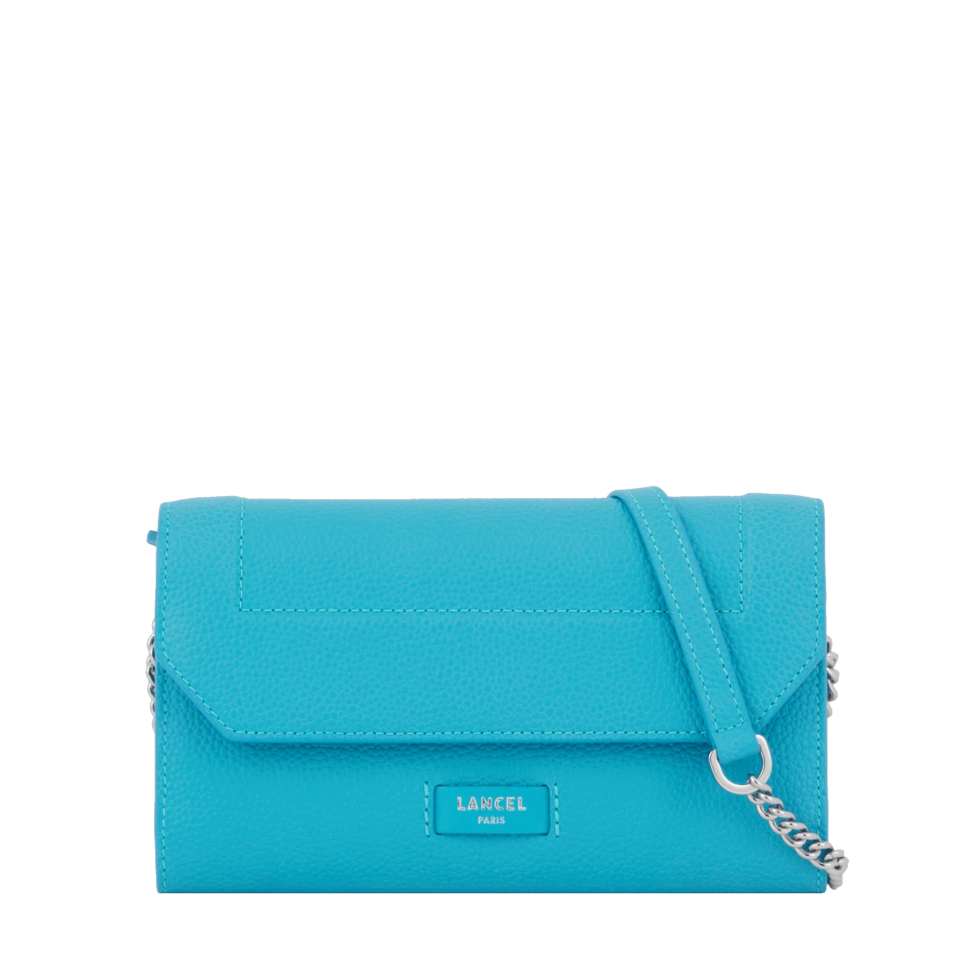 Portefeuille chaîne Ninon de Lancel-Bleu ocean