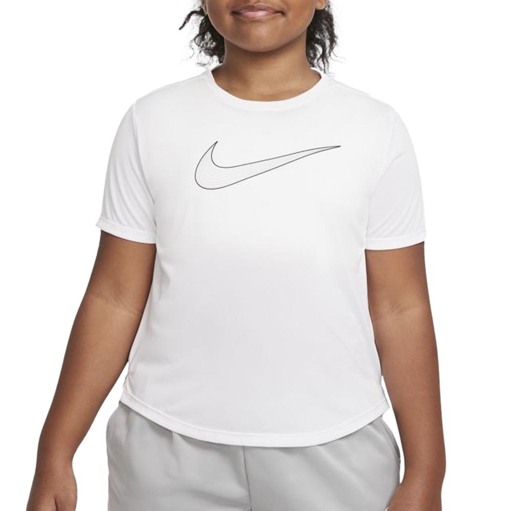 Nike T-shirt Blanc Fille Nike DD7639