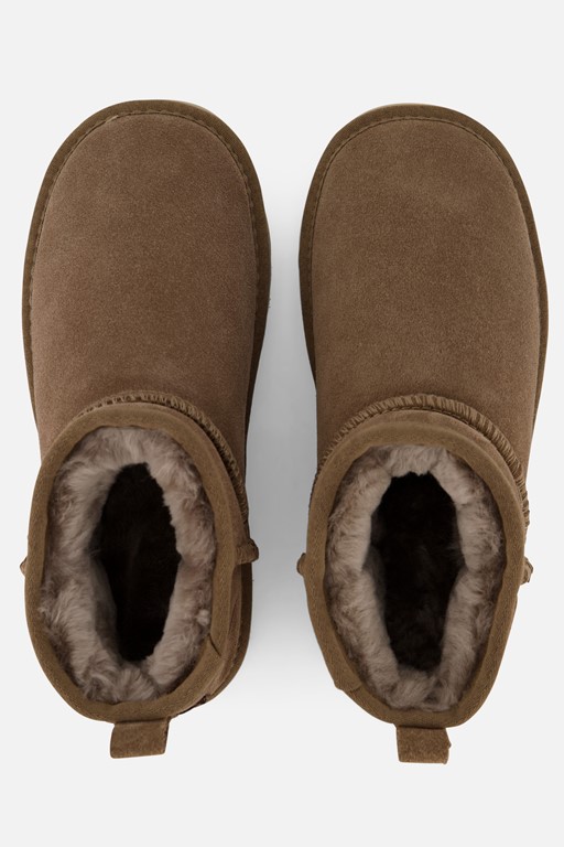 Warmbat Durack Gevoerde boots taupe Suede