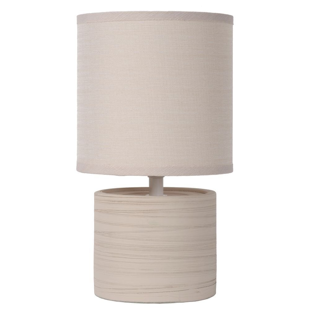 Greasby tafellamp, E14, hoogte 260 mm, crème