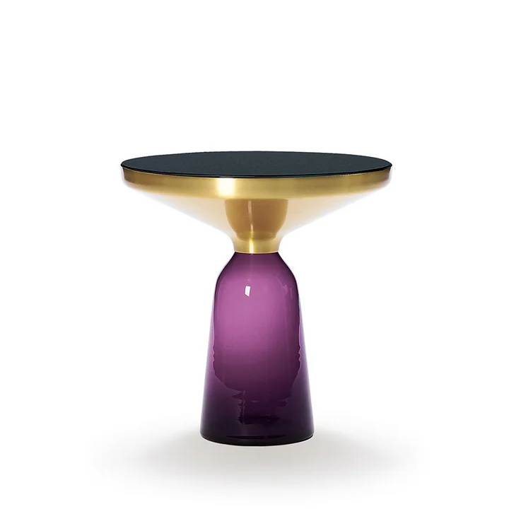 ClassiCon - Bell Beistelltisch, Messing / amethyst violett
