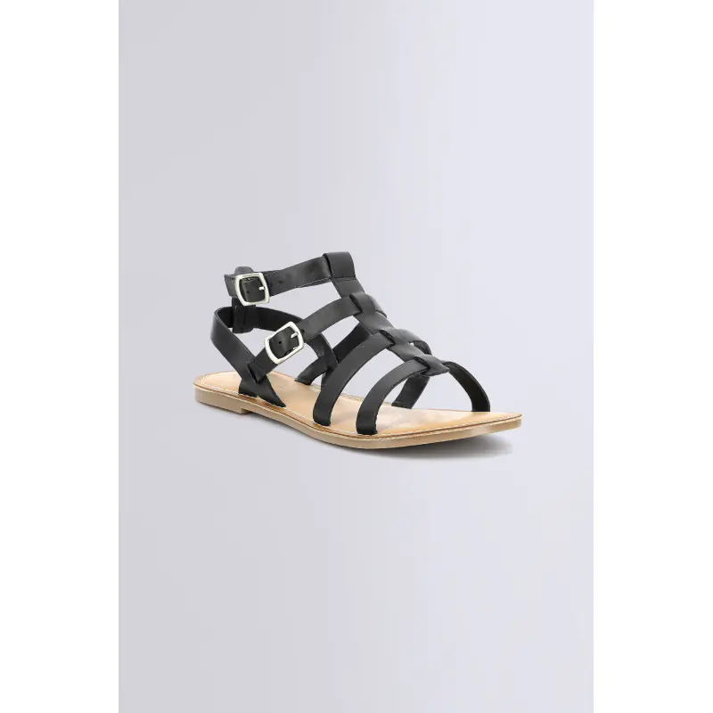 KICK DAZED NOIR SANDALES Cuir Femme