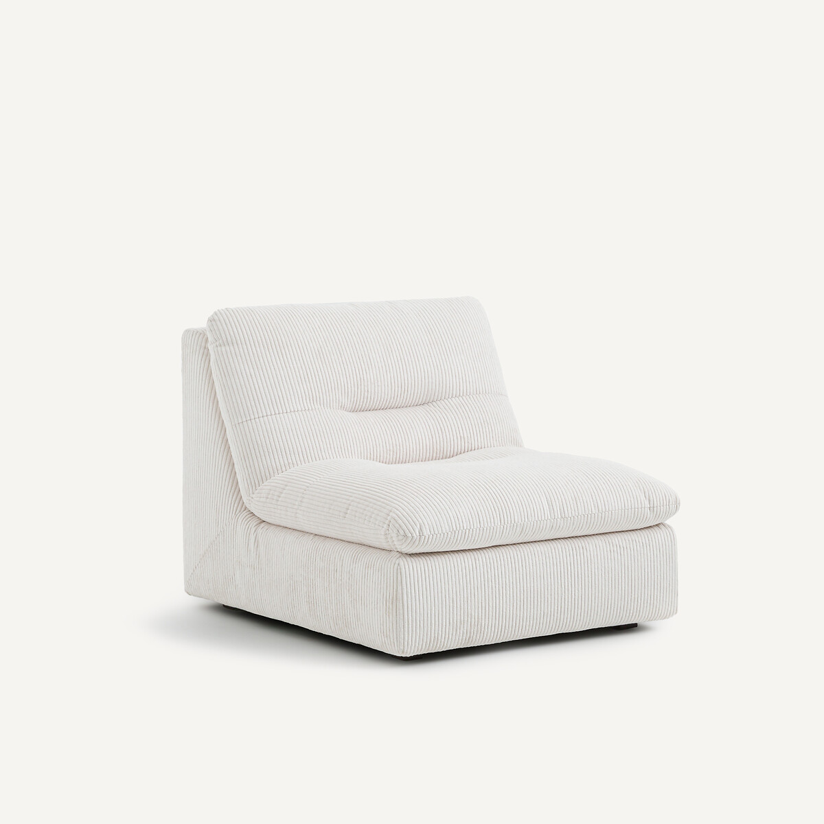 AM.PM<br>Sofá modular em poliéster canelado, Giuliano