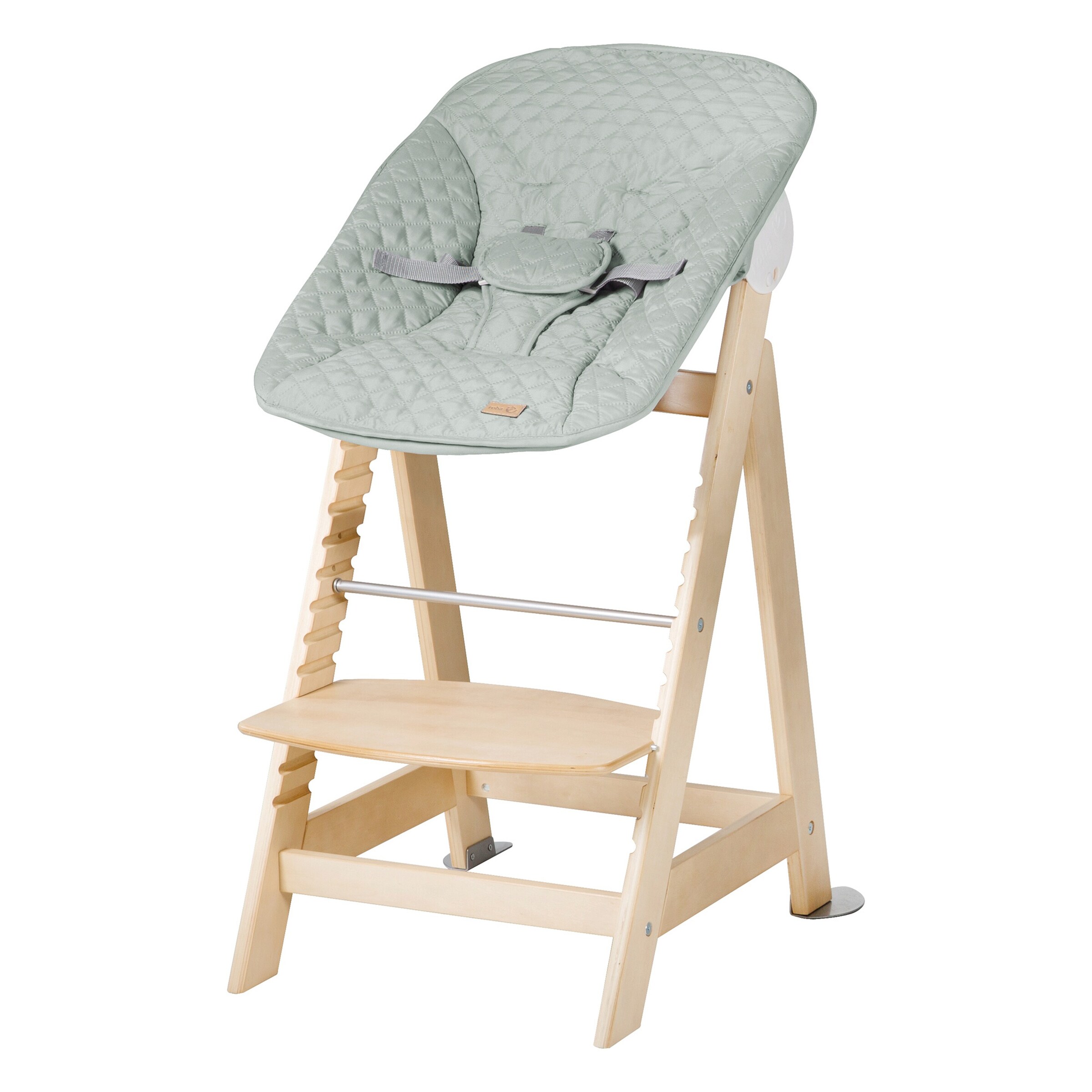 roba Treppenhochstuhl, Set 2in1 roba Style Frosty green Born Up