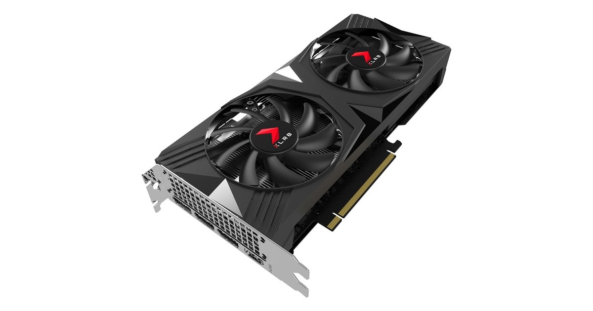 PNYGeForce RTX 4060 Ti 8GB VERTO Overclocked Dual Fan DLSS 3 grafische kaart  (DLSS 3, 3x DisplayPort, 1x HDMI 2.1)