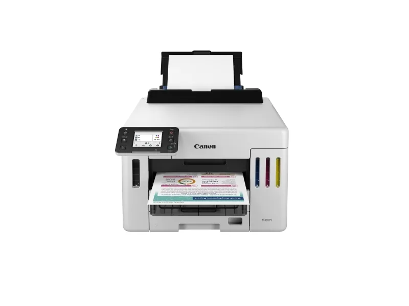 Canon MAXIFY GX5550 - Printer - farve - Duplex - blækprinter - ITS - A4/Legal - 600 x 1200 dpi - op til 24 ipm (mono) / op til 15.5 ipm (farve) - kapacitet: 600 ark - LAN, Wi-Fi(n), USB 2.0