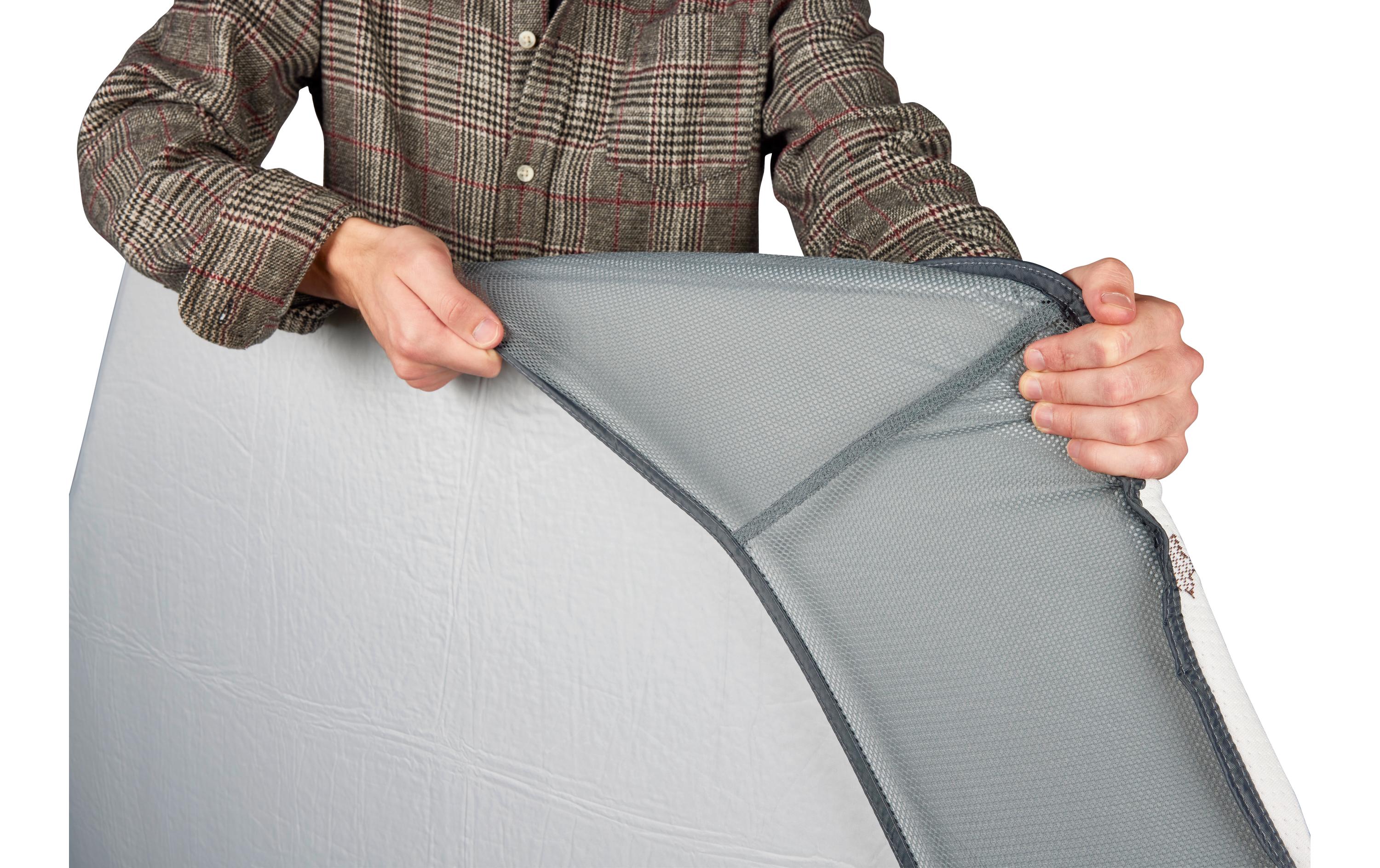 Mattenüberzug Sterne BraunÜberzug für Bodenmatte mit Sternenmotiv