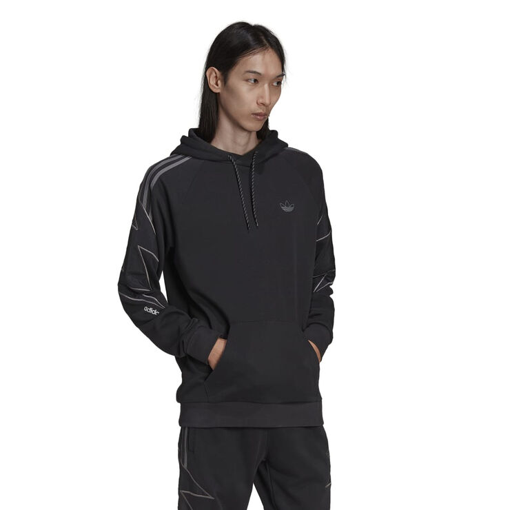 adidas lightning hoodie Black