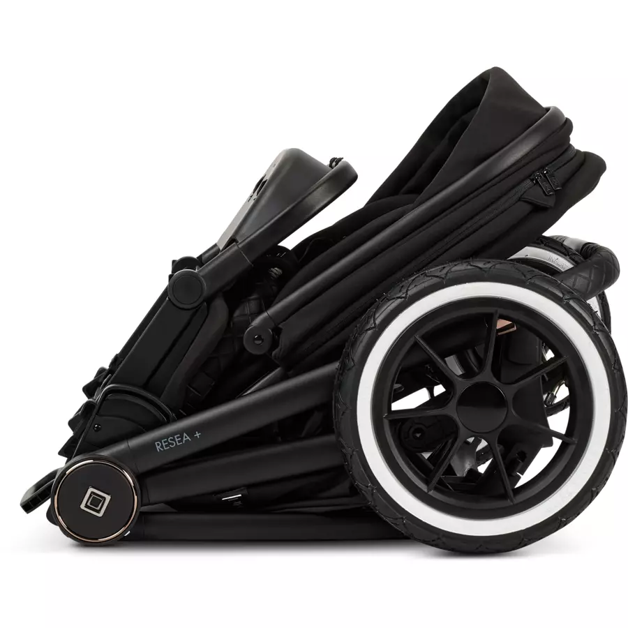 MOON Kombikinderwagen Resea Edition+ blackblack matt