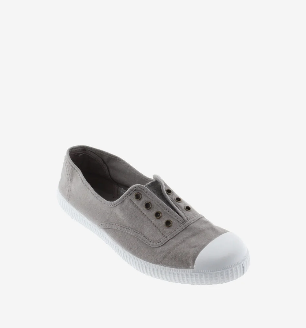 1915 INGLESA TENNIS TOILE DREC® ÉLASTIQUE Baskets en toile avec élastique pour femme GRIS