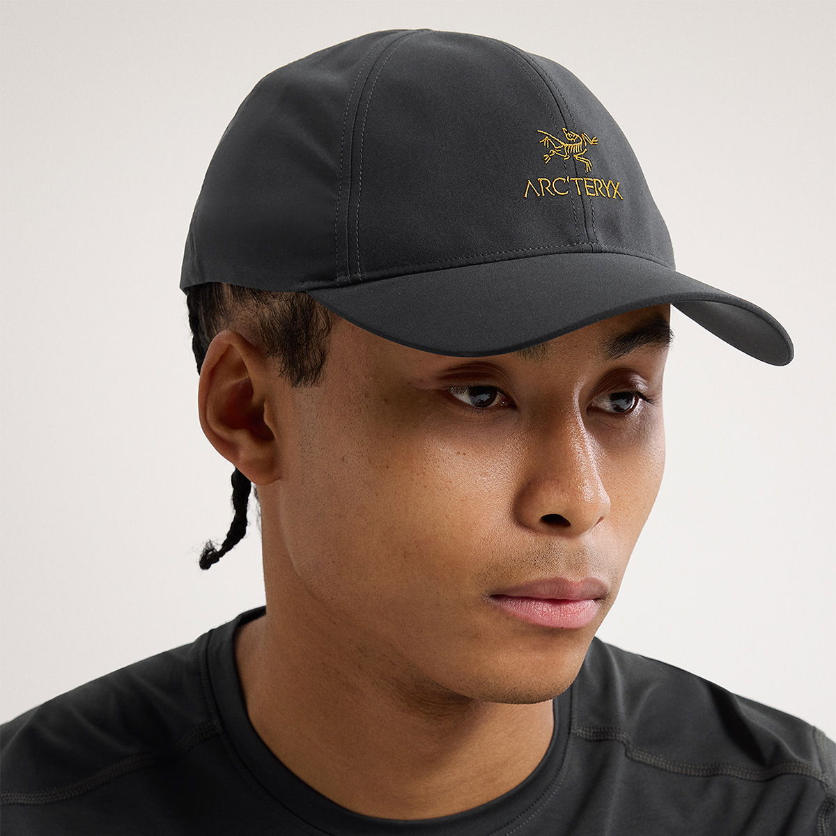 Arc'teryx Bird Word Trucker Curved Hat (Black) - Spejder Sport