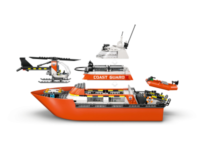 LEGO Kustwacht reddingsboot met helikopter (60504)