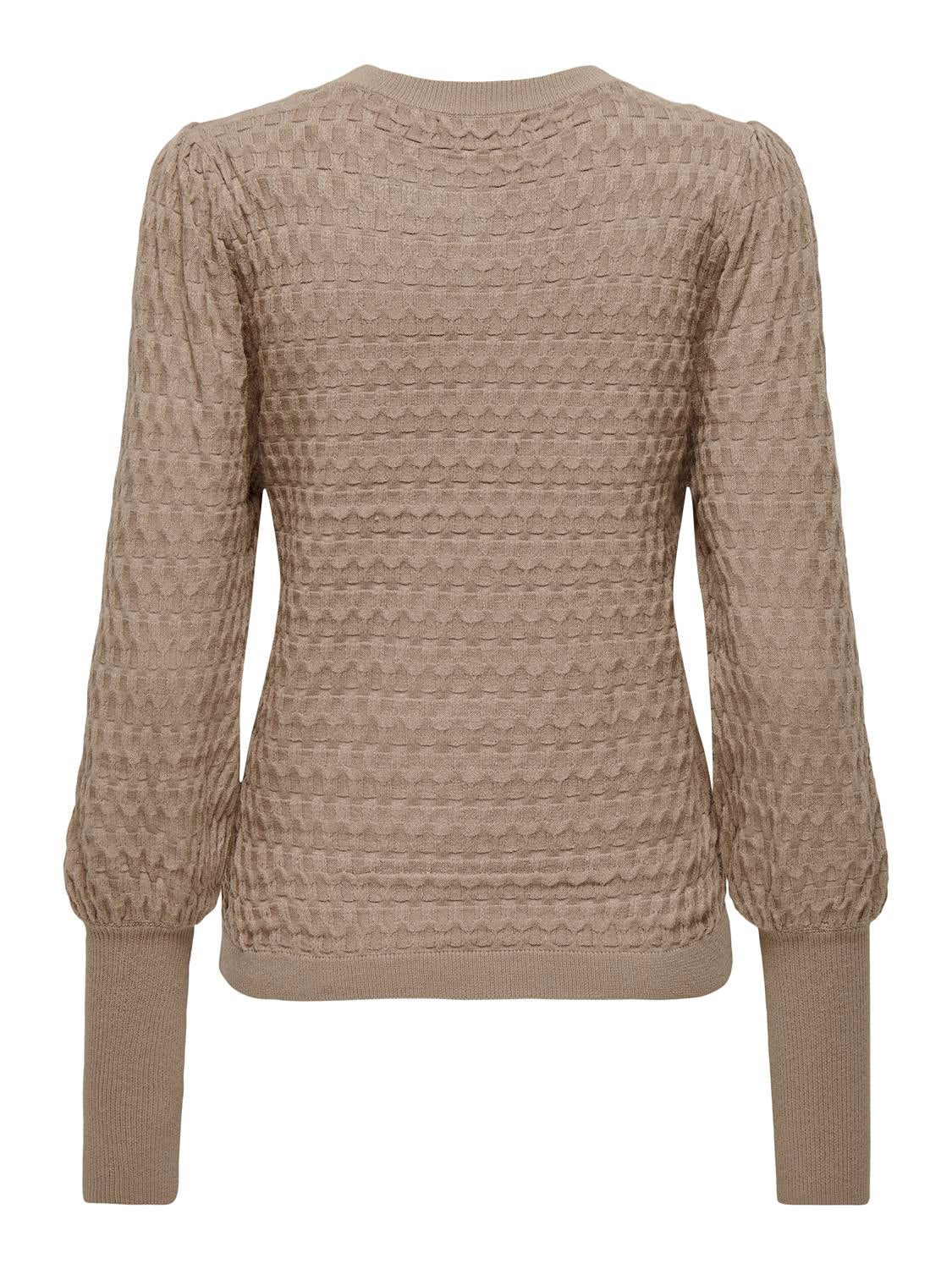 ONLFAYE Strickpullover Silver Mink