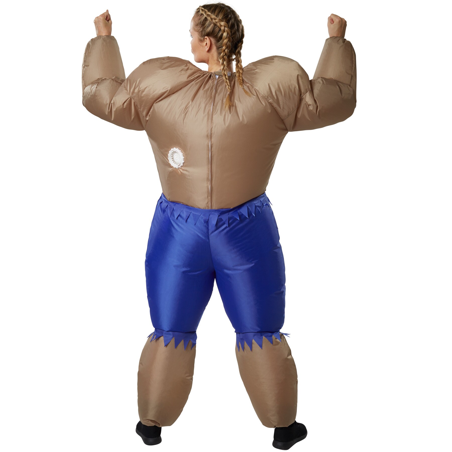 tectake® Aufblasbares Kostüm Bodybuilder