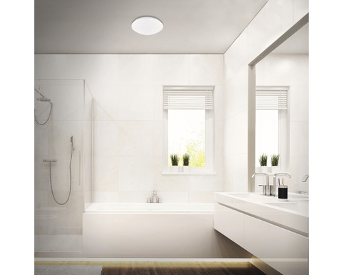LED plafondlamp IP44 12W 1200 lm 4000K Ø 28 cm wit