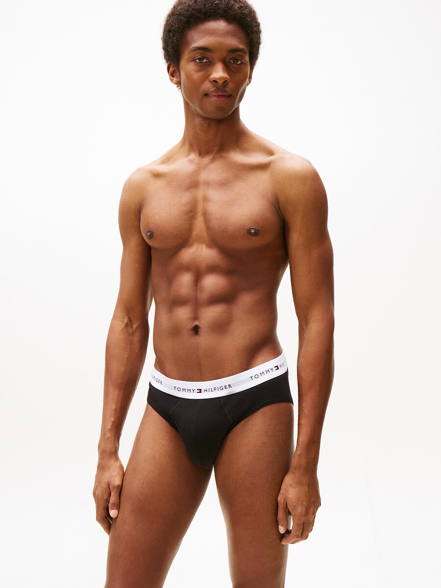 TOMMY HILFIGER<br>Conjunto de 3 cuecas lisas
