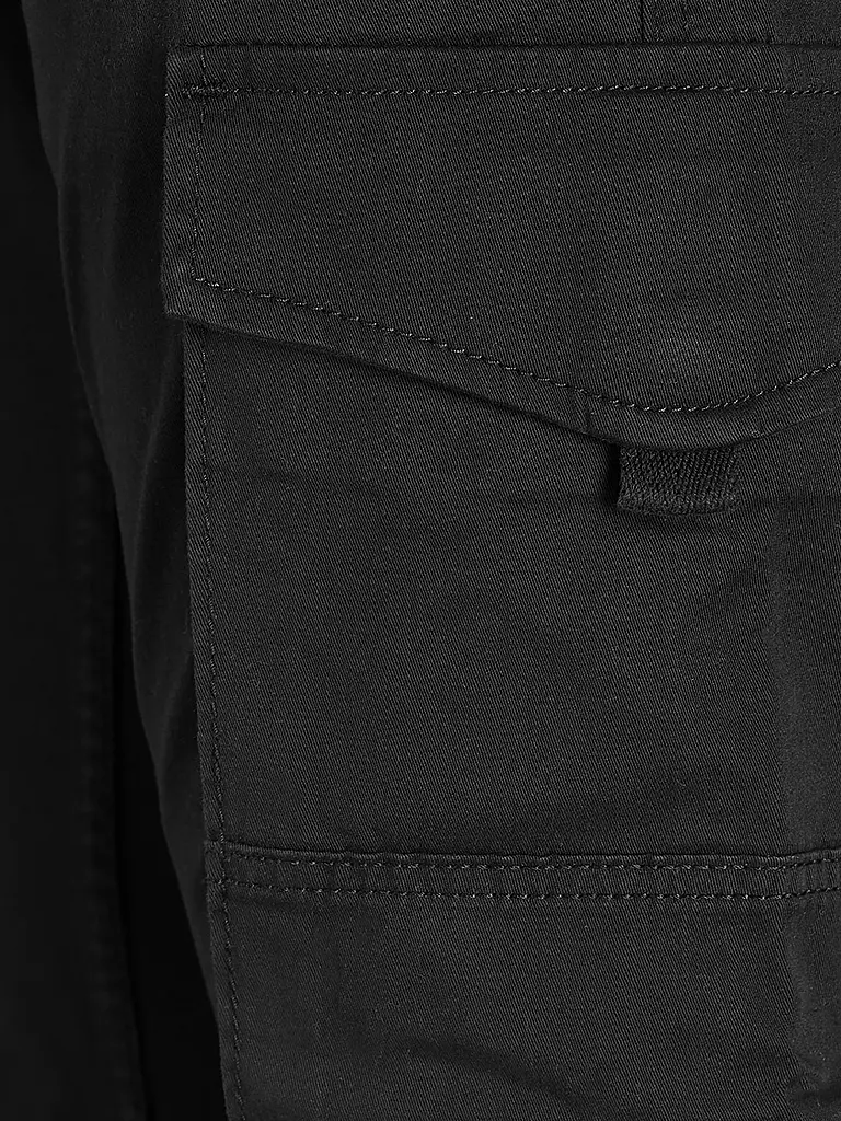 JACK & JONES Jungen Cargohose Slim Fi  JPSTPAUL  schwarz