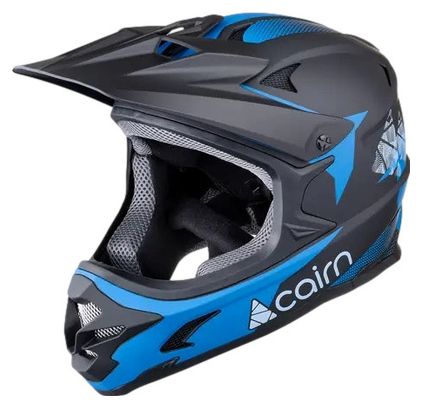 Casque Intégral Cairn X Track Noir Mat/Blue (TU)