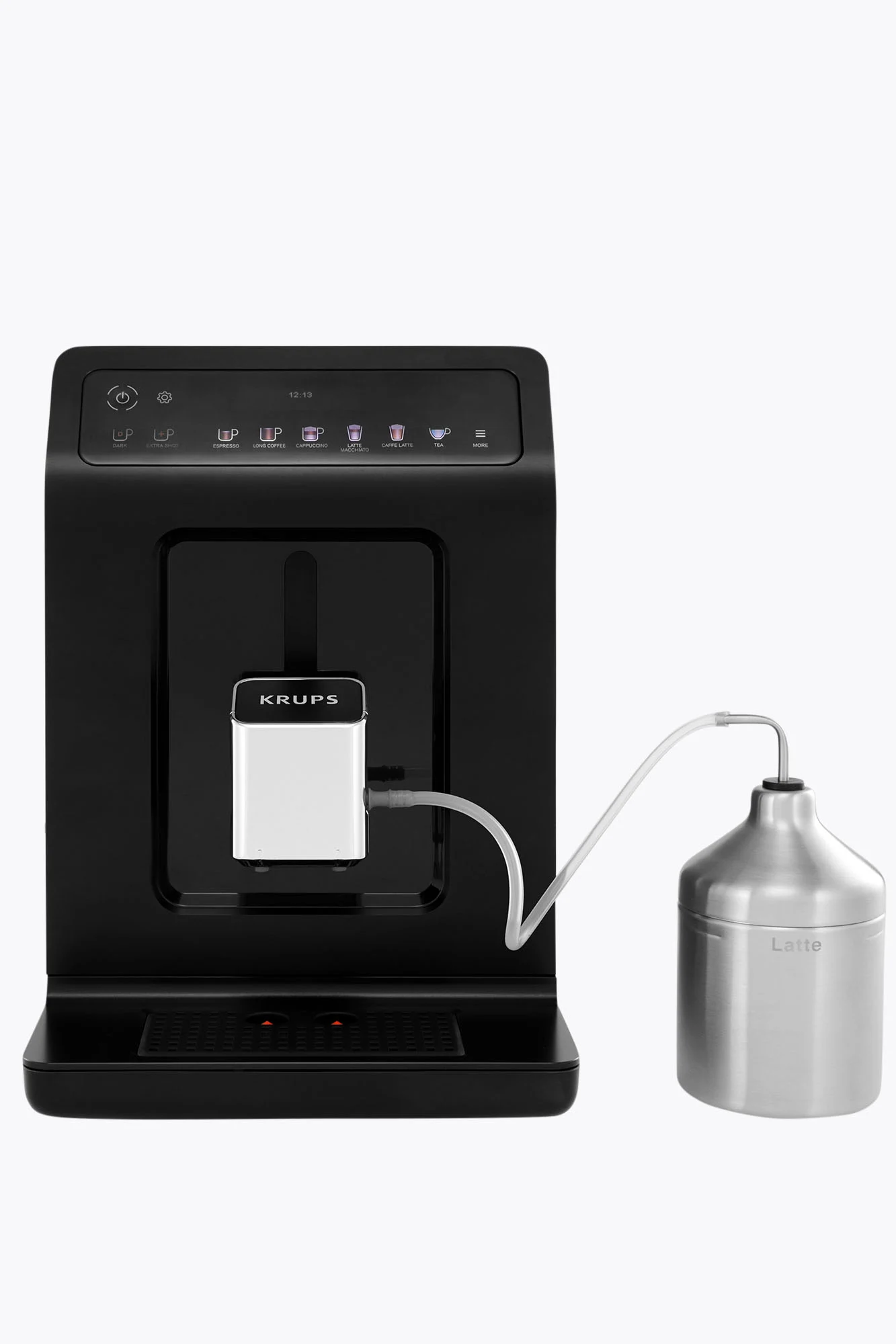 Krups Kaffeevollautomat Doppel CappuccinoEvidence Plus Schwarz-Metallic
