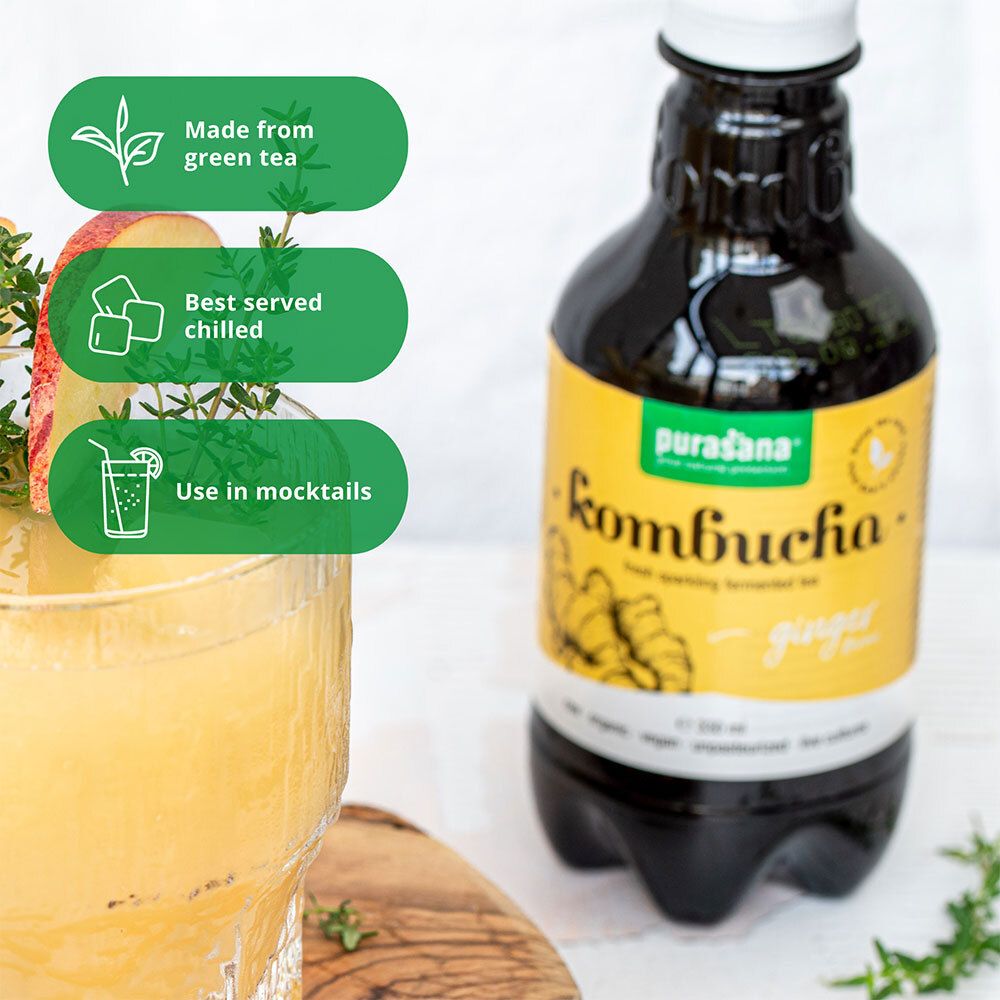 purasana® Kombucha frischer Ingwer